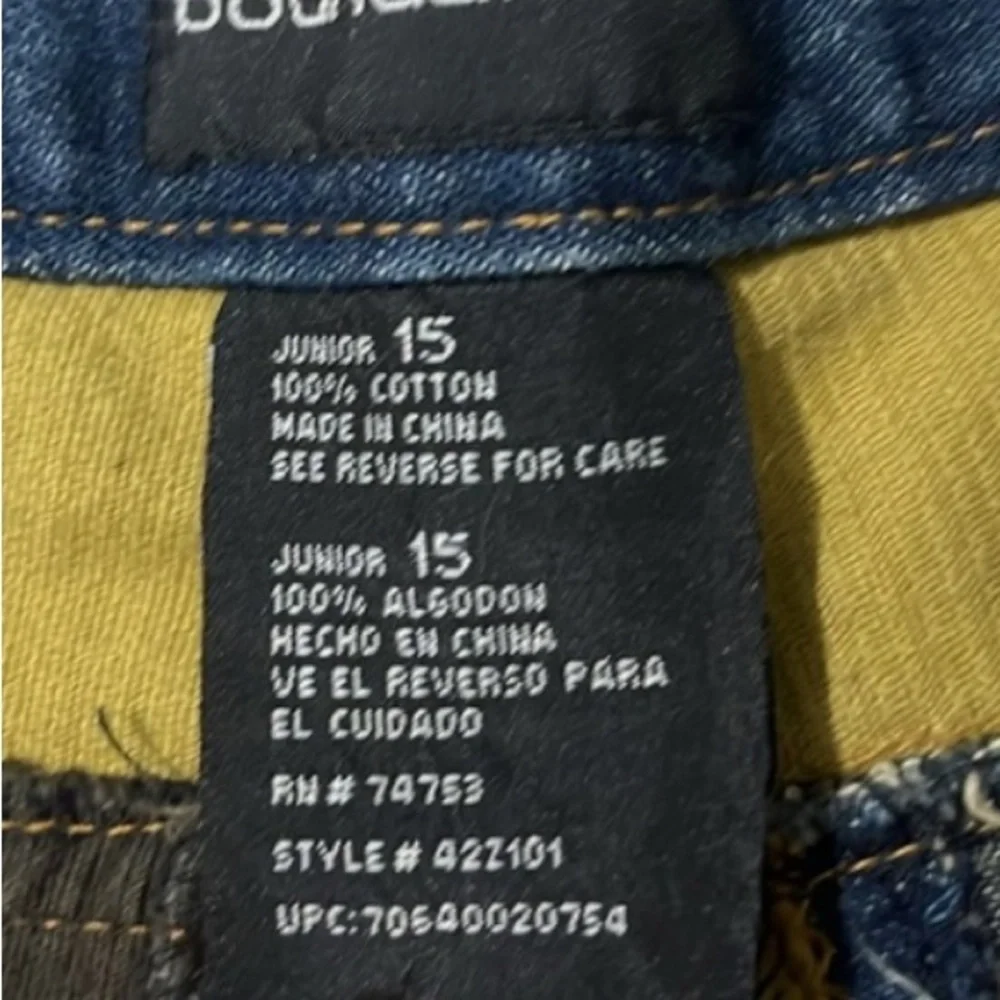 Vintage Y2K Denim and Corduroy Striped Jeans.